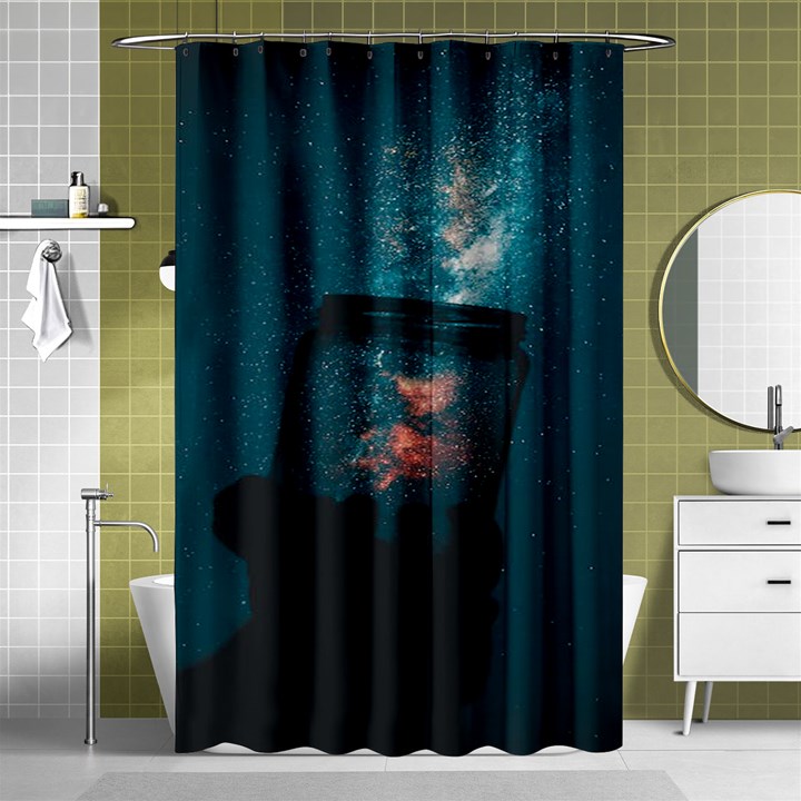 Swimming  Shower Curtain 48  x 72  (Small) 