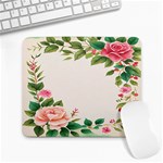 Watercolor Flower Large Mousepad Front