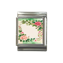 Watercolor Flower Italian Charm (13mm)