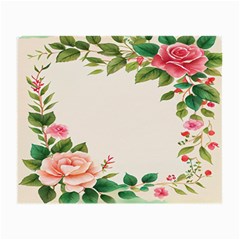 Watercolor Flower Small Glasses Cloth