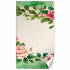 Watercolor Flower Canvas 40  X 72  by artworkshop