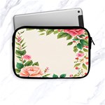 Watercolor Flower Apple iPad Mini Zipper Cases Front