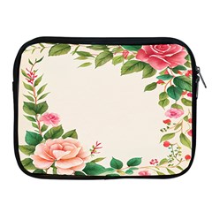 Watercolor Flower Apple Ipad 2/3/4 Zipper Cases by artworkshop