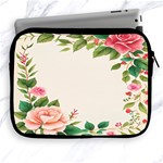 Watercolor Flower Apple iPad 2/3/4 Zipper Cases Front