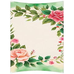 Watercolor Flower Back Support Cushion by artworkshop