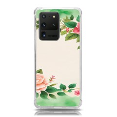 Watercolor Flower Samsung Galaxy S20 Ultra 6 9 Inch Tpu Uv Case by artworkshop