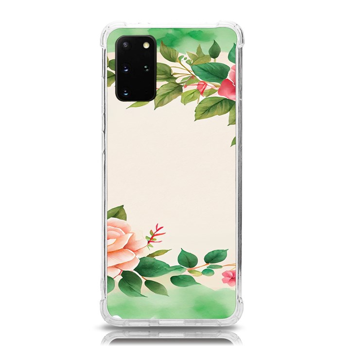 Watercolor Flower Samsung Galaxy S20Plus 6.7 Inch TPU UV Case