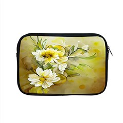 Watercolor Yellow And-white Flower Background Apple MacBook Pro 15  Zipper Case