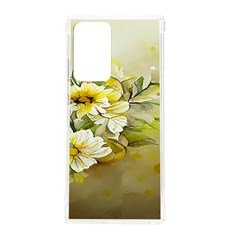 Watercolor Yellow And-white Flower Background Samsung Galaxy Note 20 Ultra Tpu Uv Case by artworkshop