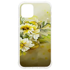 Watercolor Yellow And-white Flower Background Iphone 12/12 Pro Tpu Uv Print Case