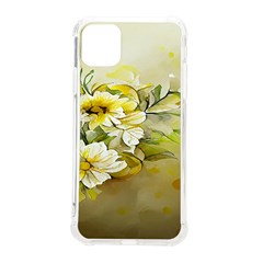 Watercolor Yellow And-white Flower Background Iphone 11 Pro Max 6 5 Inch Tpu Uv Print Case