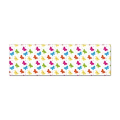 Butterfly Pattern Design Wallpaper Background Sticker (bumper) by Ravend