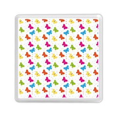 Butterfly Pattern Design Wallpaper Background Memory Card Reader (square) by Ravend