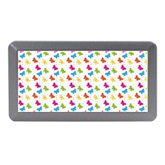 Butterfly Pattern Design Wallpaper Background Memory Card Reader (mini) by Ravend