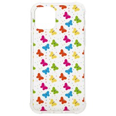 Butterfly Pattern Design Wallpaper Background Iphone 12/12 Pro Tpu Uv Print Case by Ravend