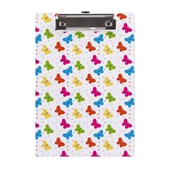 Butterfly Pattern Design Wallpaper Background A5 Acrylic Clipboard