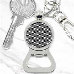 Geometric Pattern Line Form Texture Structure Bottle Opener Key Chain by Ravend