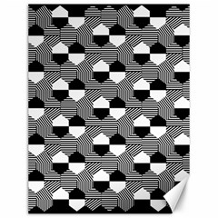 Geometric Pattern Line Form Texture Structure Canvas 12  X 16  by Ravend