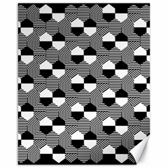 Geometric Pattern Line Form Texture Structure Canvas 16  X 20  by Ravend