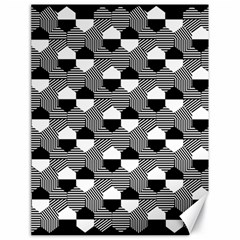 Geometric Pattern Line Form Texture Structure Canvas 18  X 24  by Ravend