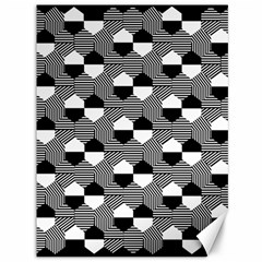 Geometric Pattern Line Form Texture Structure Canvas 36  X 48  by Ravend