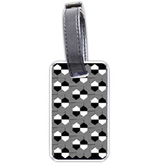 Geometric Pattern Line Form Texture Structure Luggage Tag (one Side) by Ravend