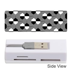 Geometric Pattern Line Form Texture Structure Memory Card Reader (stick) by Ravend