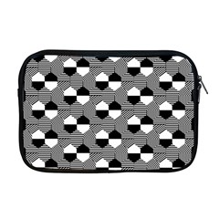 Geometric Pattern Line Form Texture Structure Apple Macbook Pro 17  Zipper Case by Ravend