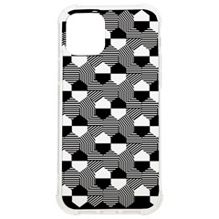 Geometric Pattern Line Form Texture Structure Iphone 12/12 Pro Tpu Uv Print Case