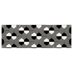 Geometric Pattern Line Form Texture Structure Banner And Sign 12  X 4  by Ravend