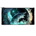 Sculpture Dinosaur Shark Frozen Winter Fantasy Pencil Case Front