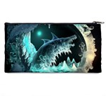 Sculpture Dinosaur Shark Frozen Winter Fantasy Pencil Case Back