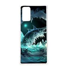 Sculpture Dinosaur Shark Frozen Winter Fantasy Samsung Galaxy Note 20 Tpu Uv Case by Ravend