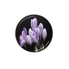 Crocus Flowers Purple Flowers Spring Nature Hat Clip Ball Marker (10 Pack) by Ravend