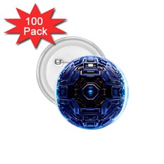 Ai Generated Digital Technology Computer Internet 1 75  Buttons (100 Pack)  by Ravend