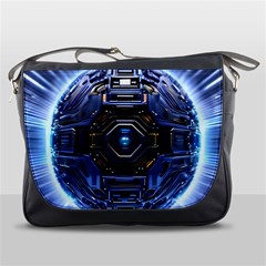 Ai Generated Digital Technology Computer Internet Messenger Bag by Ravend