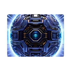 Ai Generated Digital Technology Computer Internet One Side Premium Plush Fleece Blanket (mini)