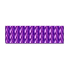 Purple Textile Vibrant Decor 3d Sticker Bumper (10 Pack) by Ravend