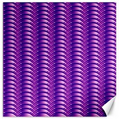 Purple Textile Vibrant Decor 3d Canvas 12  X 12  by Ravend