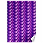 Purple Textile Vibrant Decor 3d Canvas 12  x 18  11.88 x17.36  Canvas - 1