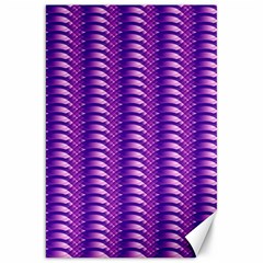 Purple Textile Vibrant Decor 3d Canvas 20  X 30  by Ravend