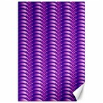 Purple Textile Vibrant Decor 3d Canvas 24  x 36  23.35 x34.74  Canvas - 1