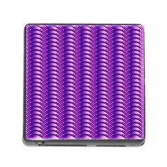 Purple Textile Vibrant Decor 3d Memory Card Reader (square 5 Slot) by Ravend