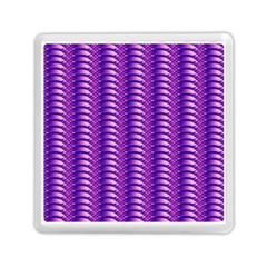 Purple Textile Vibrant Decor 3d Memory Card Reader (square) by Ravend