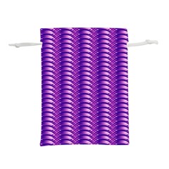 Purple Textile Vibrant Decor 3d Lightweight Drawstring Pouch (l) by Ravend