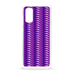 Purple Textile Vibrant Decor 3d Samsung Galaxy S20 6 2 Inch Tpu Uv Case