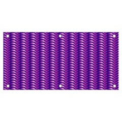 Purple Textile Vibrant Decor 3d Banner And Sign 6  X 3  by Ravend