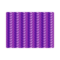 Purple Textile Vibrant Decor 3d One Side Premium Plush Fleece Blanket (mini)