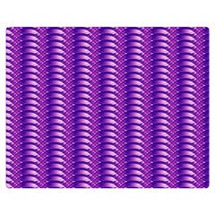 Purple Textile Vibrant Decor 3d One Side Premium Plush Fleece Blanket (medium) by Ravend