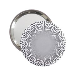 Hexagon Honeycombs Pattern Structure Abstract 2 25  Handbag Mirrors by Ravend